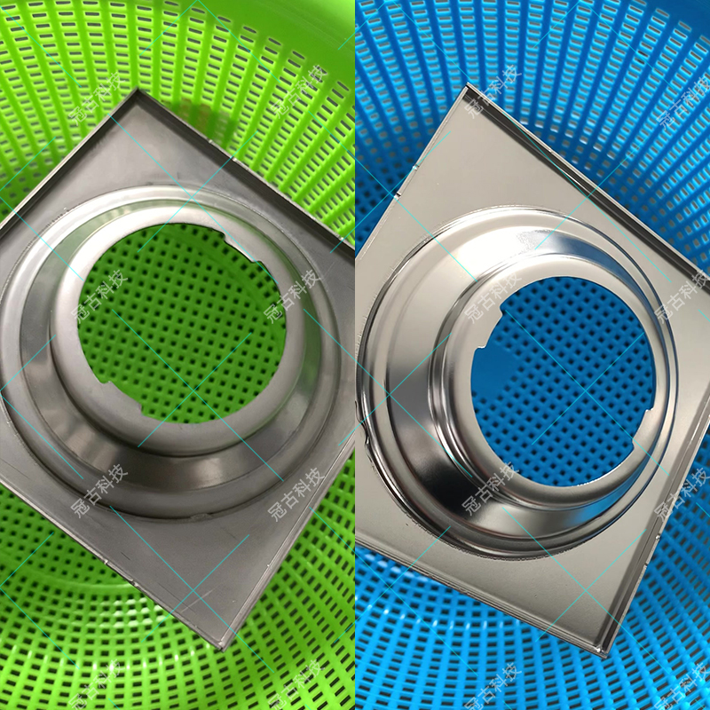 上海不銹鋼去毛刺磁力拋光機的拋光效果對比