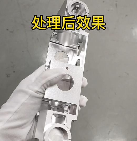 CNC機加工鋁合金零部件去毛刺去刀紋效果
